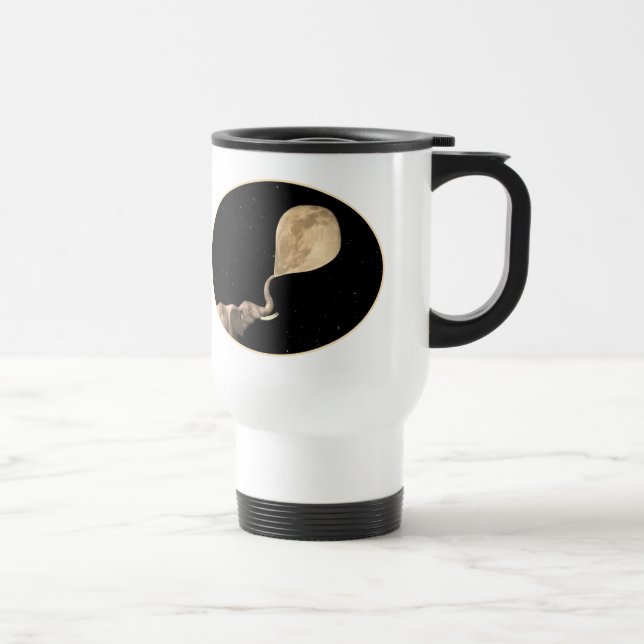 Mug De Voyage Les éléphants font Pleine lune (Droite)