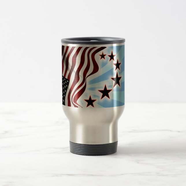 Mug De Voyage Les Etats-Unis diminuent (Centre)