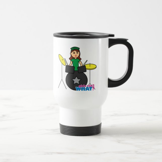 Mug De Voyage  Les filles ne peuvent quoi ? Conception personnal (Droite)