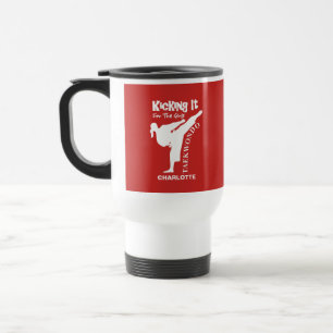 Mug De Voyage Les filles Taekwondo Martial Arts
