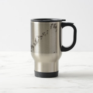 Mug De Voyage Les fourmis noires se suivent dans une chaîne