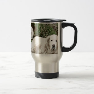 Mug De Voyage Les Grands Pyrénées poursuivent et chiot