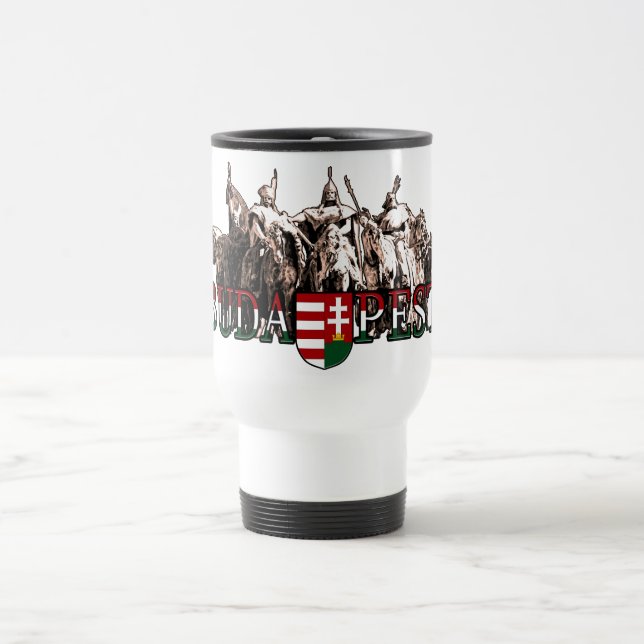 Mug De Voyage Les guerriers épiques de Budapest (Centre)