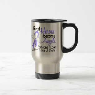 Mug De Voyage Les héros deviennent Cancer oesophagien d'anges