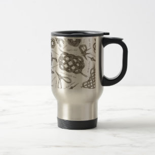 Mug De Voyage les noeuds nautiques des fernandes élégants