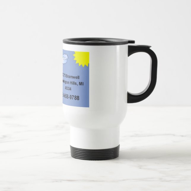 Mug De Voyage Les petits accros d'arbre se déplacent en boue (Droite)