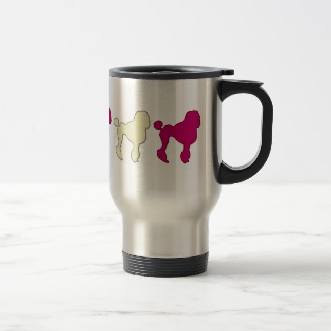 Mug De Voyage Les Poodles Sur La Parade (Droit)