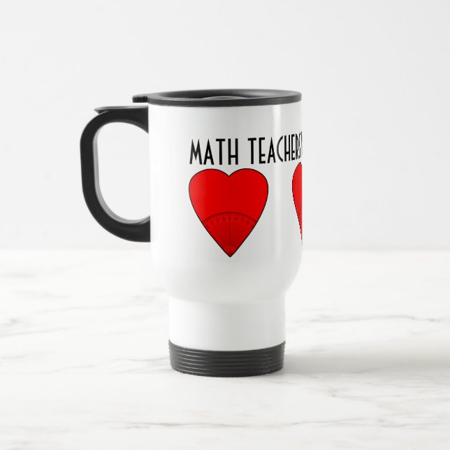 Mug De Voyage Les professeurs de maths croient aux angles (Gauche)