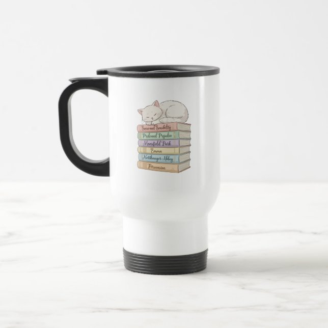 Mug De Voyage Les romans de Jane Austen IX (Gauche)