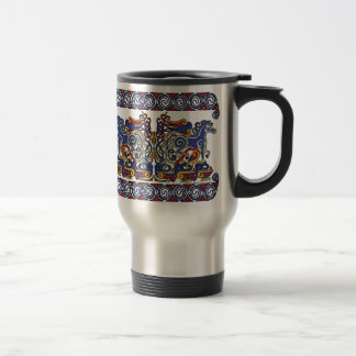 Mug De Voyage Les tasses, les chevaux et les oiseaux celtiques