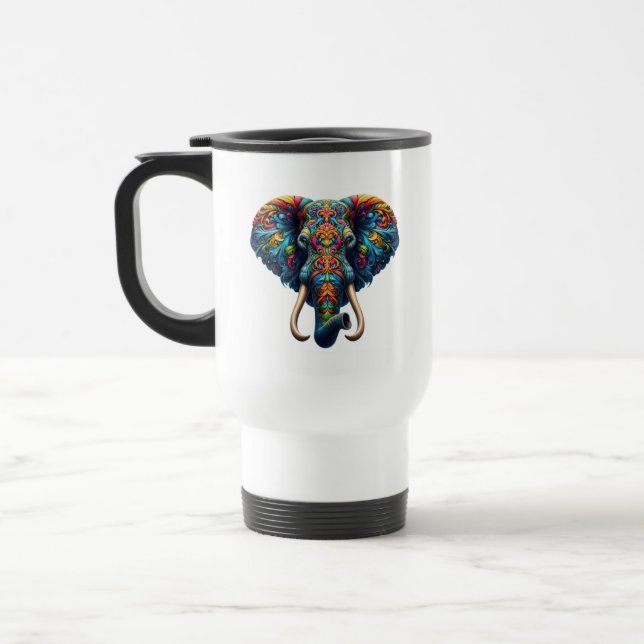 Mug De Voyage Les torrents majestueux de l'éléphant (Gauche)