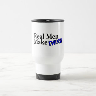 Mug De Voyage Les vrais hommes font des jumeaux (b)