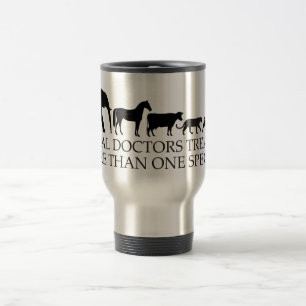 Mug De Voyage Les vrais médecins (vétérinaires) traitent plus
