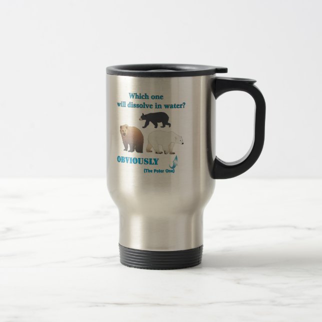 Mug De Voyage Lesquels se dissoudra dans la chimie polaire de (Droit)