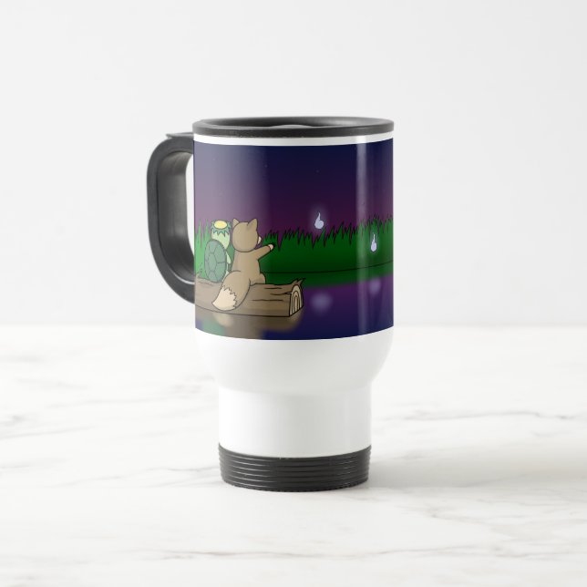 Mug De Voyage L'étang Youkai - Kappa et Kitsune (Devant gauche)