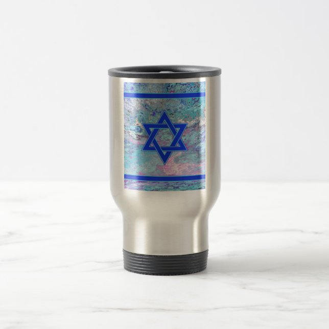 Mug De Voyage L'étoile de David sur le marbre (Centre)
