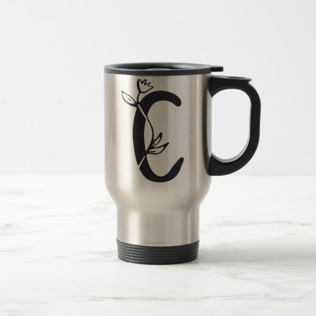 Mug De Voyage Lettre C (Droit)