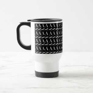 Mug De Voyage Lettre initiale A monogramme