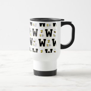 Mug De Voyage Lettre sport Woodstock Varsity Motif