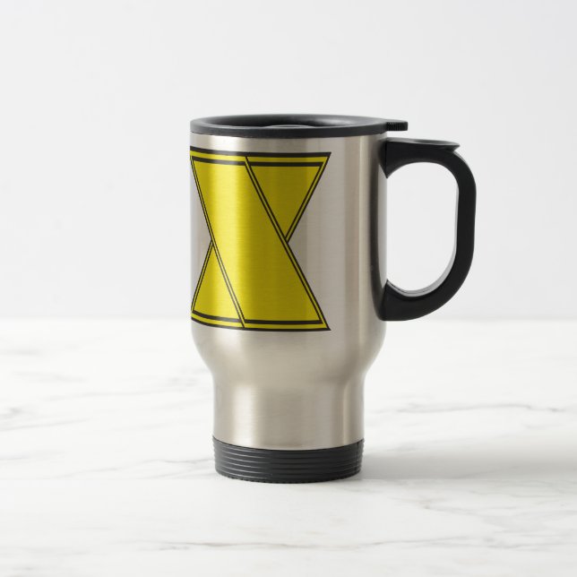 Mug De Voyage lettre x (Droit)