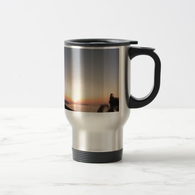 Mug De Voyage Lever de soleil d'impression (Droit)