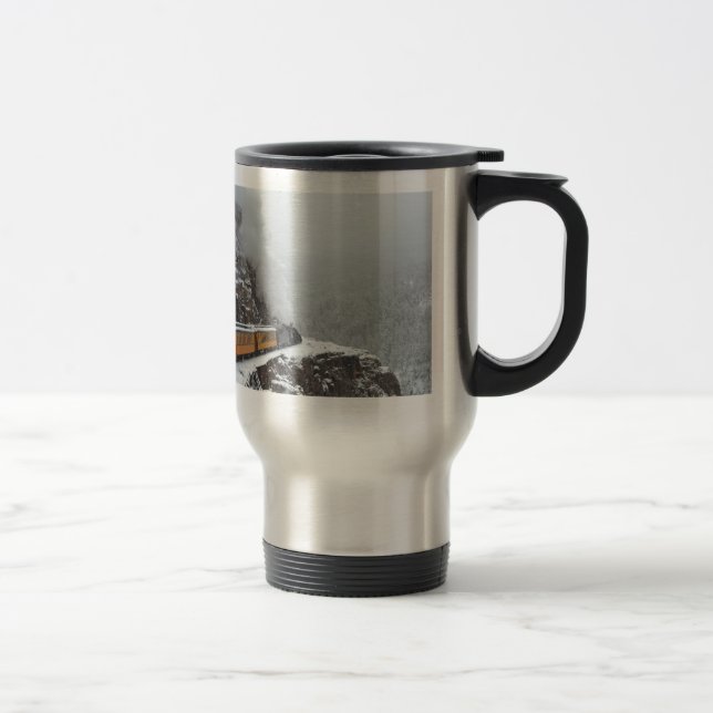 Mug De Voyage L'express polaire arrondit la courbure (Droit)