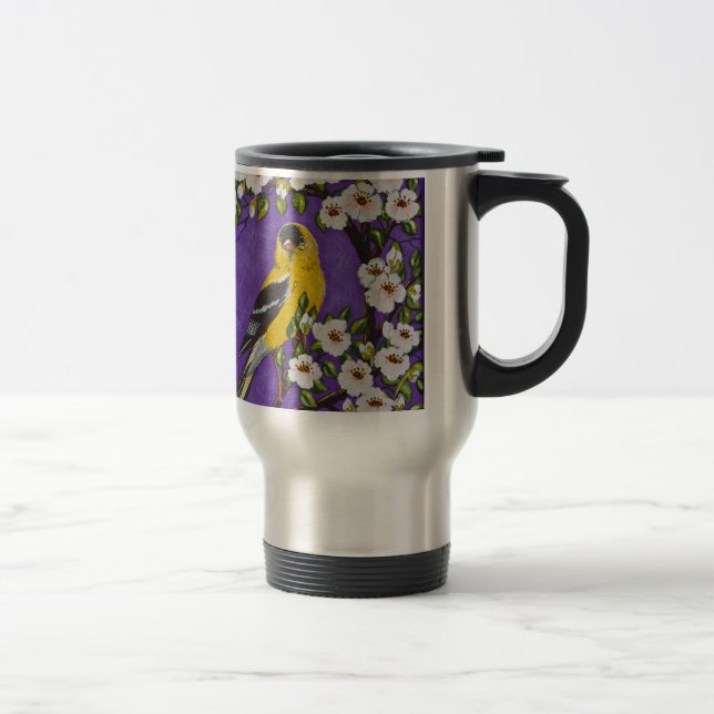 Mug De Voyage L'goldfinch américain (Droit)