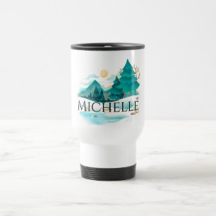 Mug De Voyage L'hiver dans les montagnes
