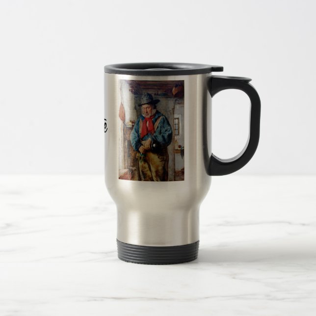 Mug De Voyage L'homme irlandais met le whiskey dans le voyage de (Droit)