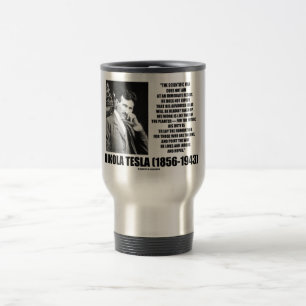 Mug De Voyage L'homme scientifique de Nikola Tesla ne vise pas