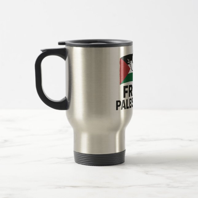 Mug De Voyage libérez la palestine  (Gauche)