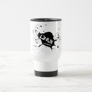 Mug De Voyage Liberté de moyens de Linux