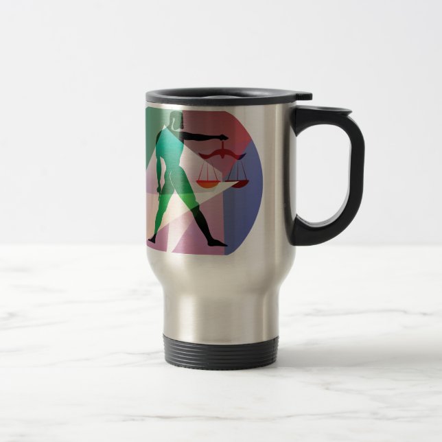 Mug De Voyage libra abstraite (Droit)