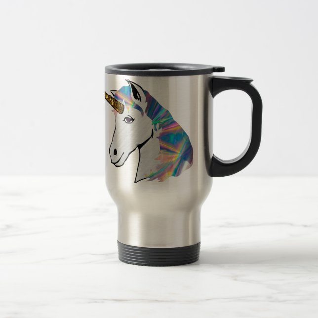Mug De Voyage licorne holographique (Droit)