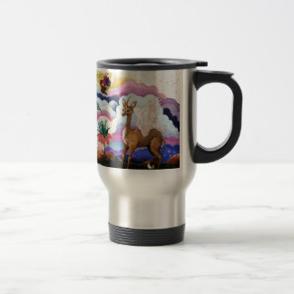 Mug De Voyage Licorne impériale et colibri de "couronne"