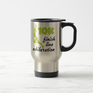 Mug De Voyage Ligne de finition verte 10 000