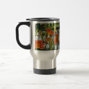 Mug De Voyage Lilies de tigre orange - Vignoble de Martha