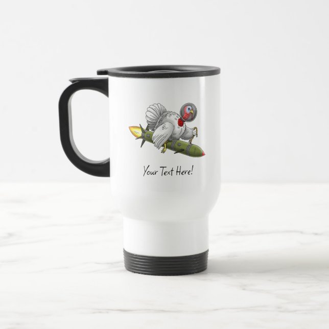 Mug De Voyage L'incroyable vol de Rocket Turkey (Gauche)