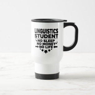 Mug De Voyage Linguistique Étudiant Non Sommeil Non Argent Non V