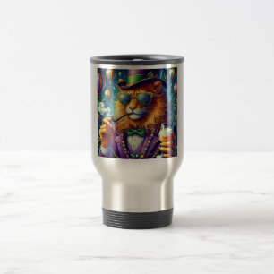 Mug De Voyage Lion/Louisiana Mardi Gras