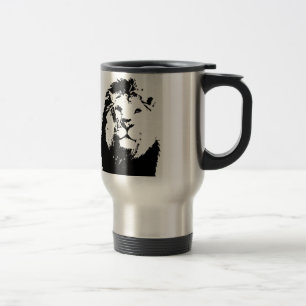 Mug De Voyage Lion noir et blanc