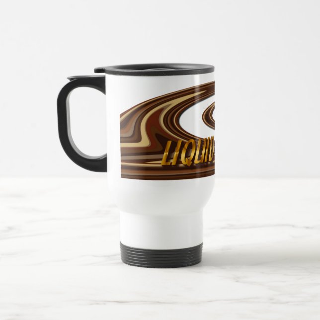 Mug De Voyage Liquid Sanity Café Humour Voyage Mug (Gauche)