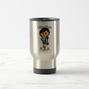 Mug De Voyage Little Miss MBA - Brunette / Coiffeuse noire