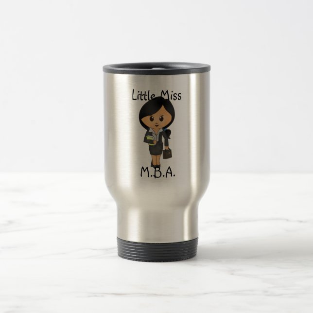 Mug De Voyage Little Miss MBA - Brunette / Coiffeuse noire (Centre)