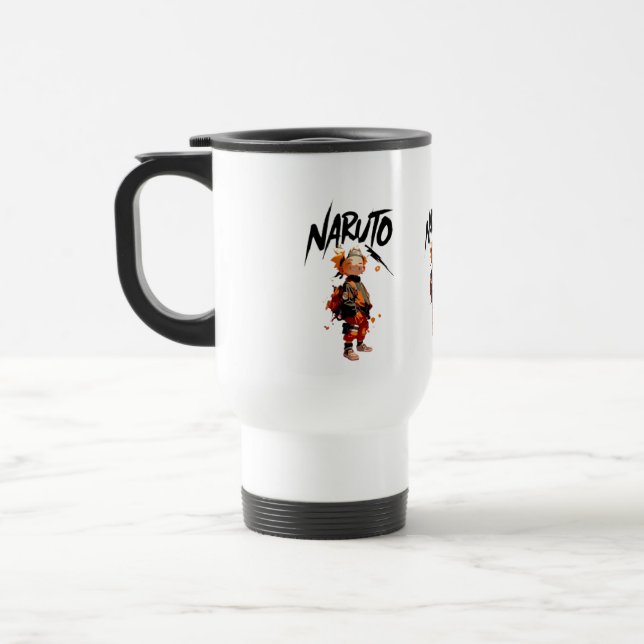 Mug De Voyage Little Ninja, Big Dreams Smile of a Shinobi Hidden (Gauche)