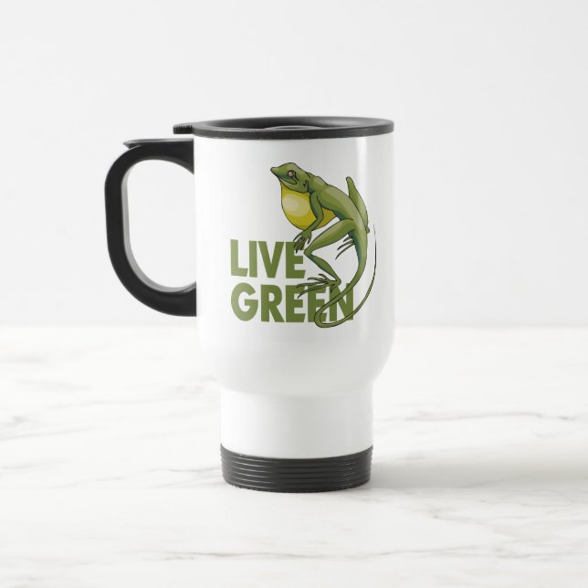 Mug De Voyage Live Green (Gauche)
