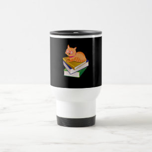 Mug De Voyage Livres - Chat et Livres Cadeau pour un Amateur de 