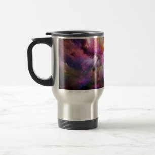 Mug De Voyage L'oeuvre Cloud de SlipperyJoe abstraite surre vibr