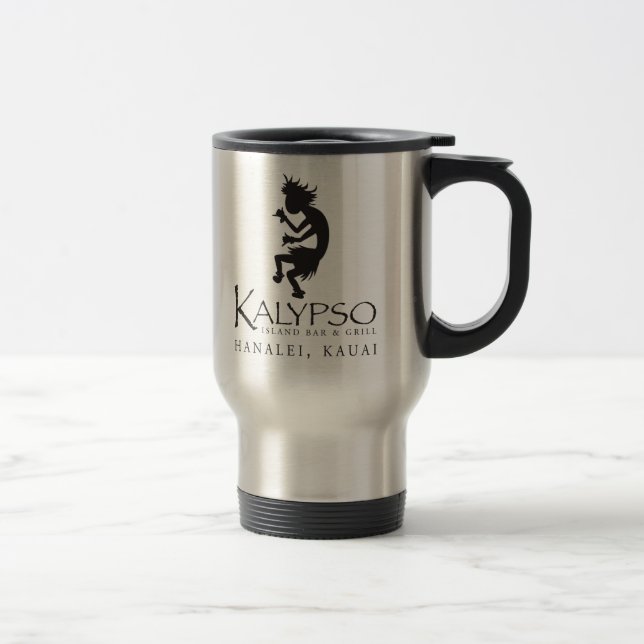 Mug De Voyage Logo de Kalypso Kane dans le noir (Droit)