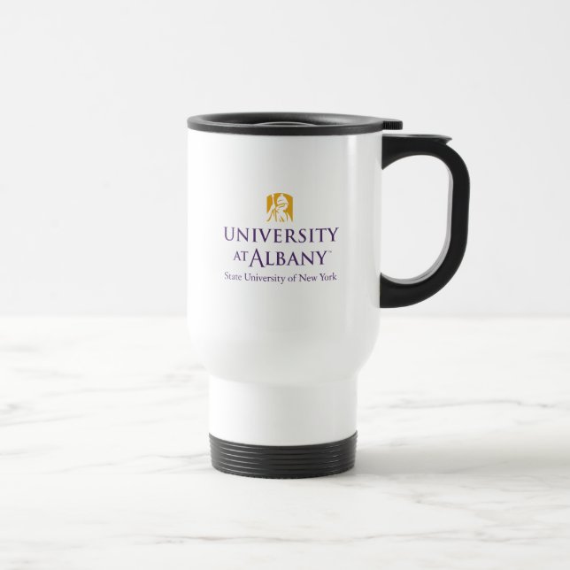 Mug De Voyage Logo de l'Université d'Albany (Droite)